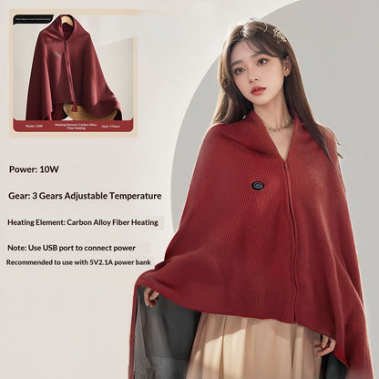 Outdoor Warming Heated Blanket Shawl