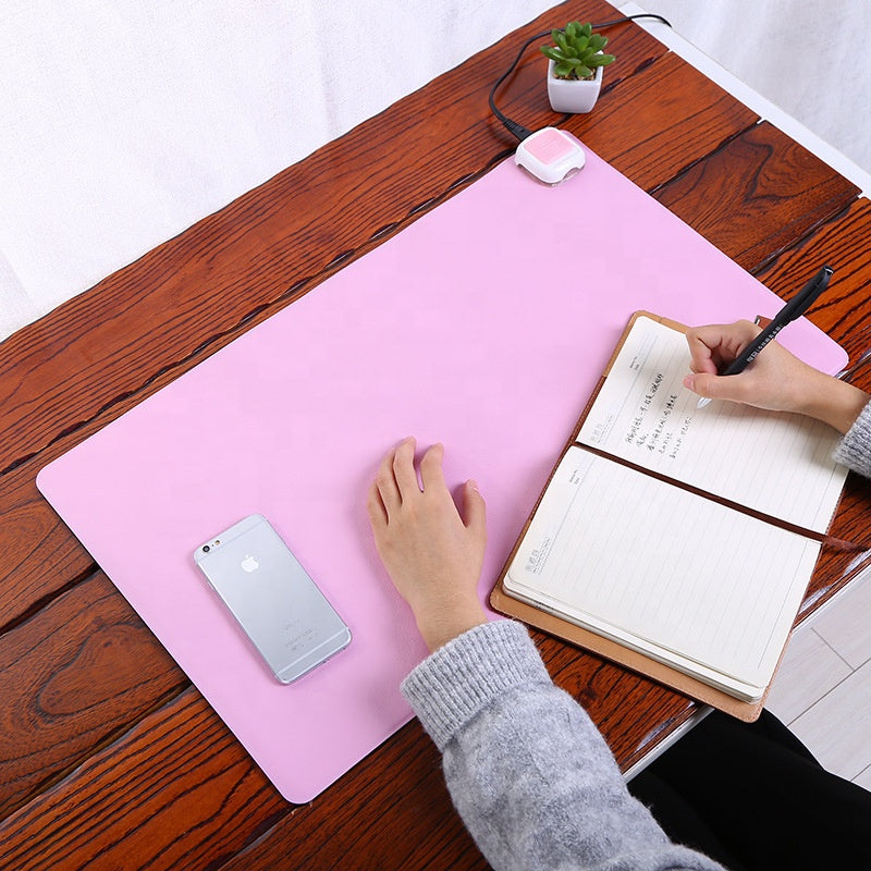 Heating desk pad mouse keyboard pad